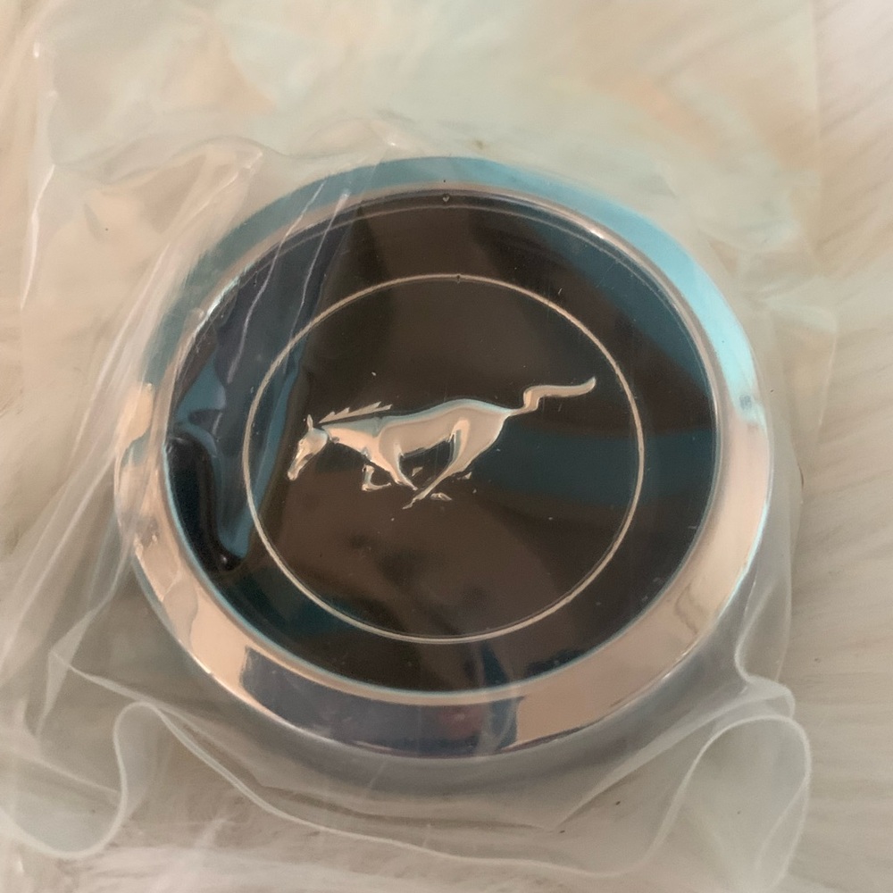 Ford Mustang Chrome Wheel Center Cap